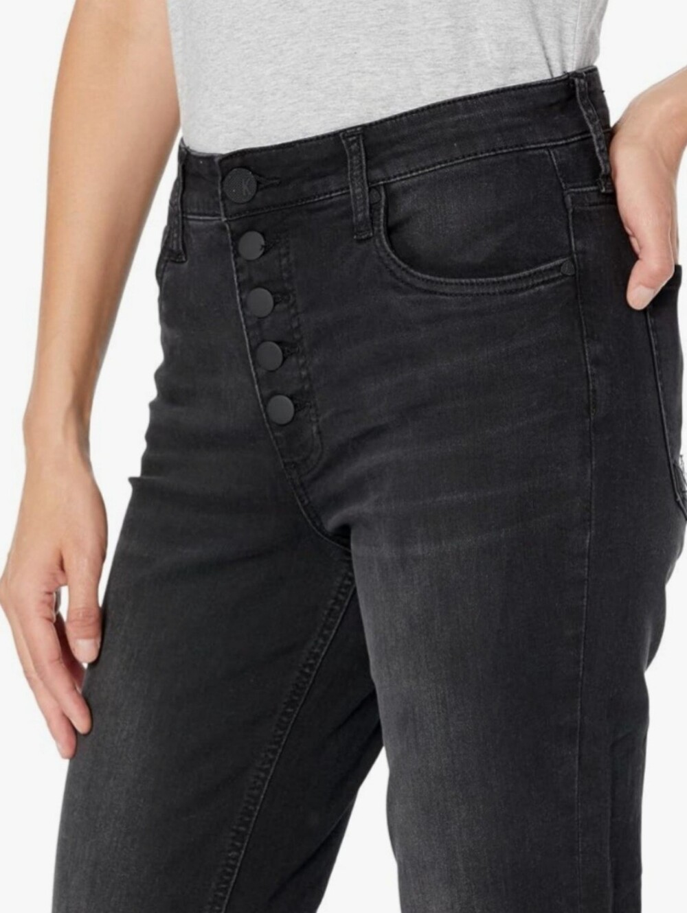 Kurt From The Kloth High-Rise Ankle Slim StrIght Leg Demin Jeans, Size 4, NWOT